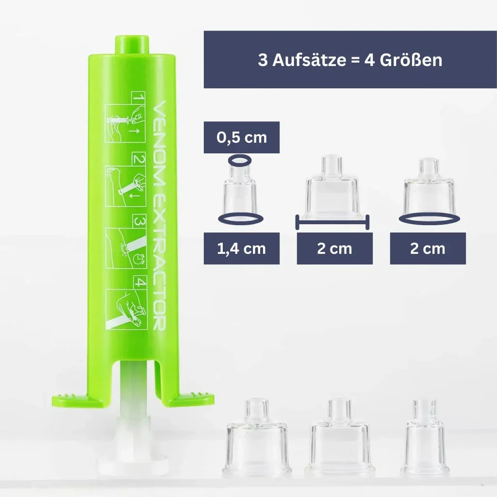 VenomExtractor - Unterdruckpumpe für Insektenbisse