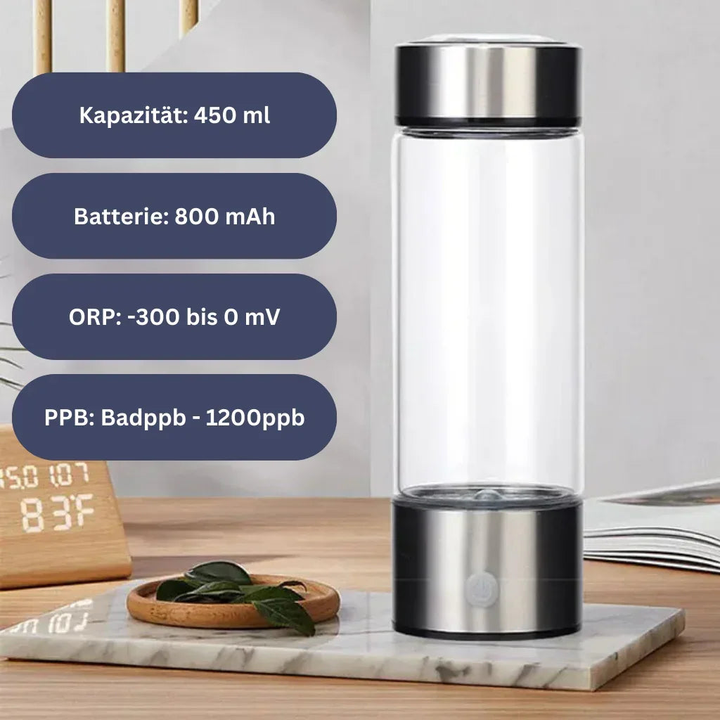 AquaVital: Die Originale Wasserstoff-Wasserflasche für Gesundheit & Energie