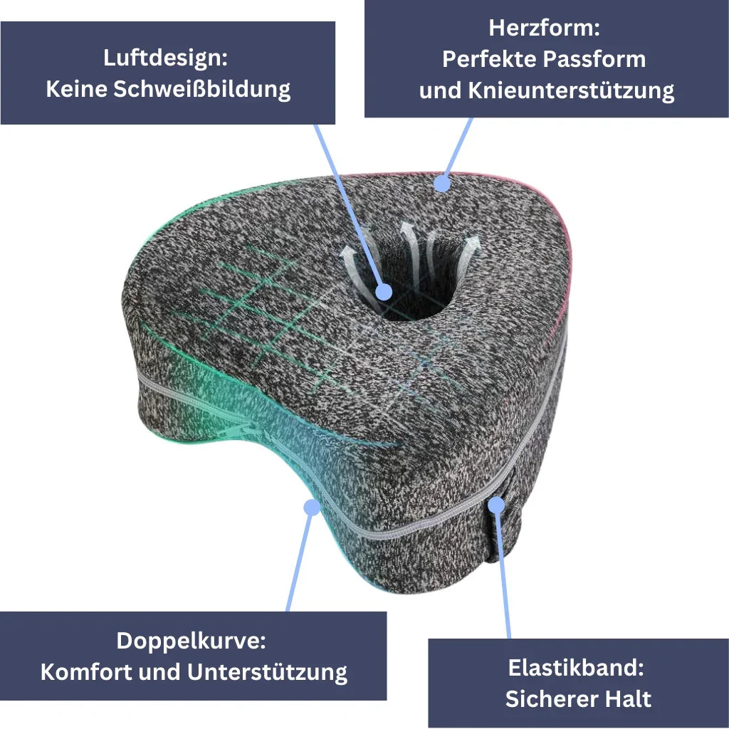 DreamSleep Ergonomisches Knie- und Beinruhekissen
