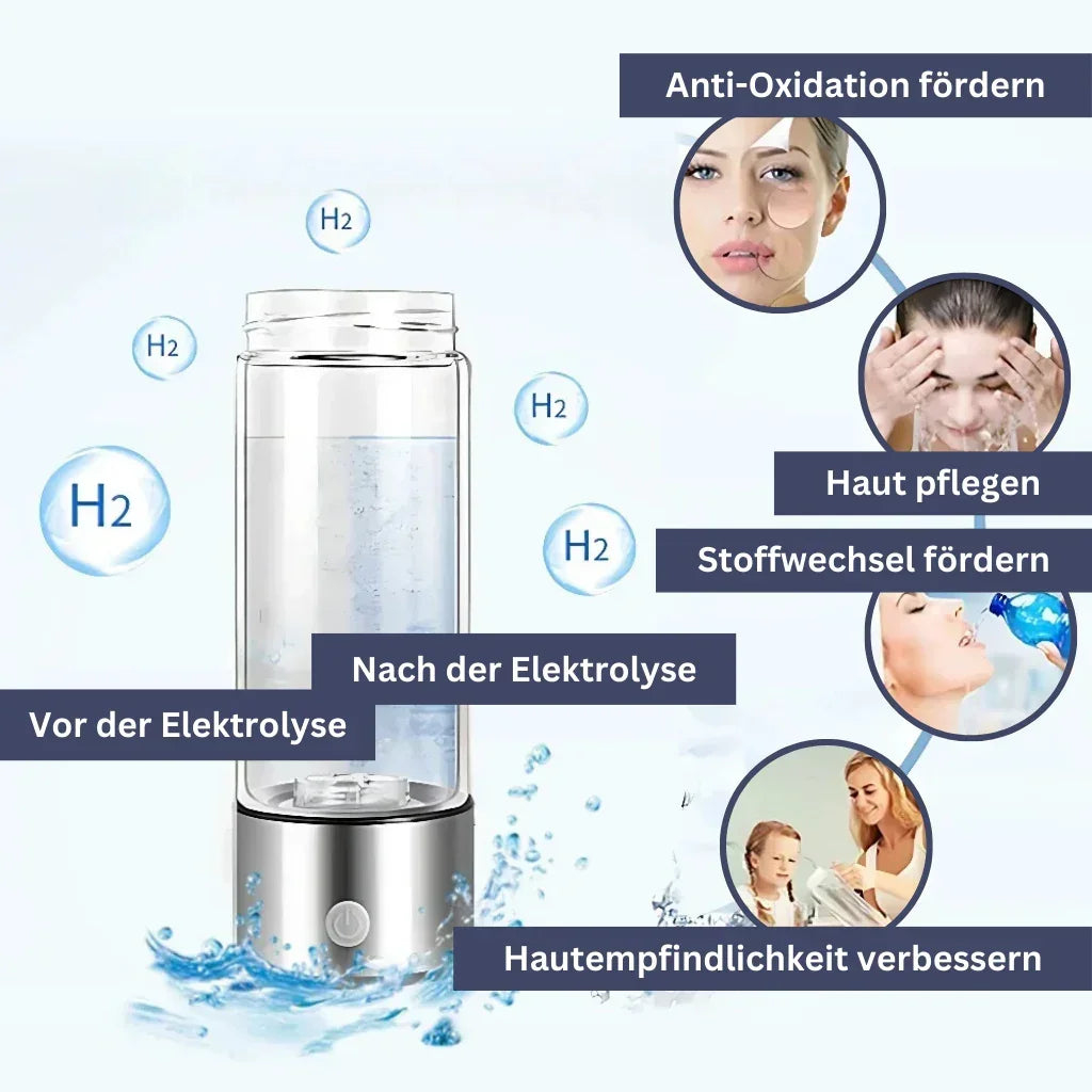 AquaVital: Die Originale Wasserstoff-Wasserflasche für Gesundheit & Energie