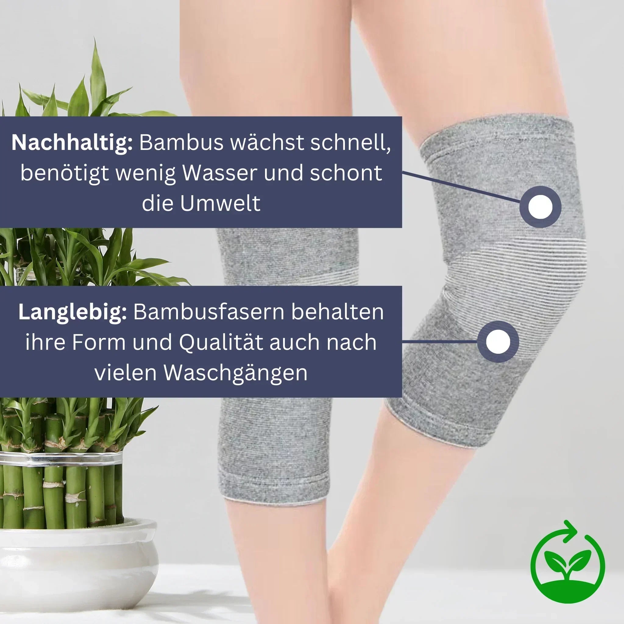 BambooFit Kniebandage