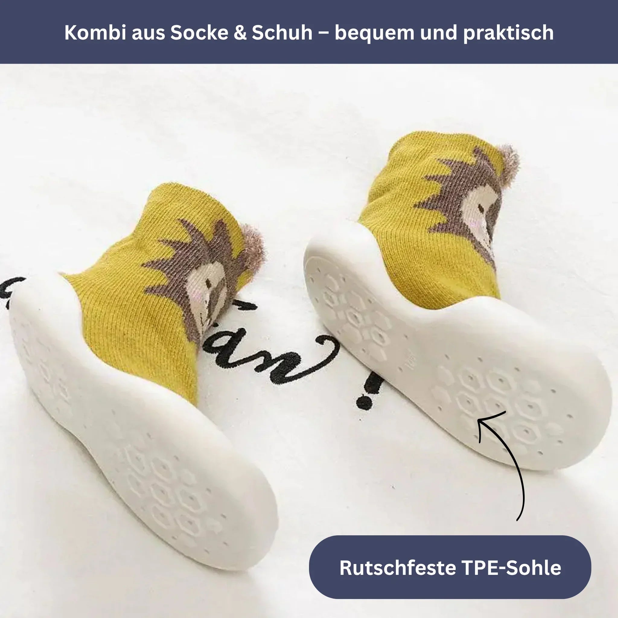 MiniSteps - Rutschfeste Bodenschuhe für kleine Entdecker