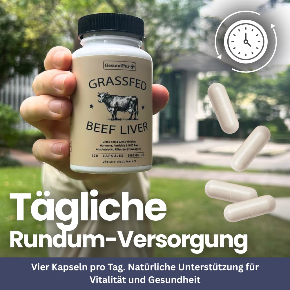 Rinderleber-Kapseln – Energie & Vitalität