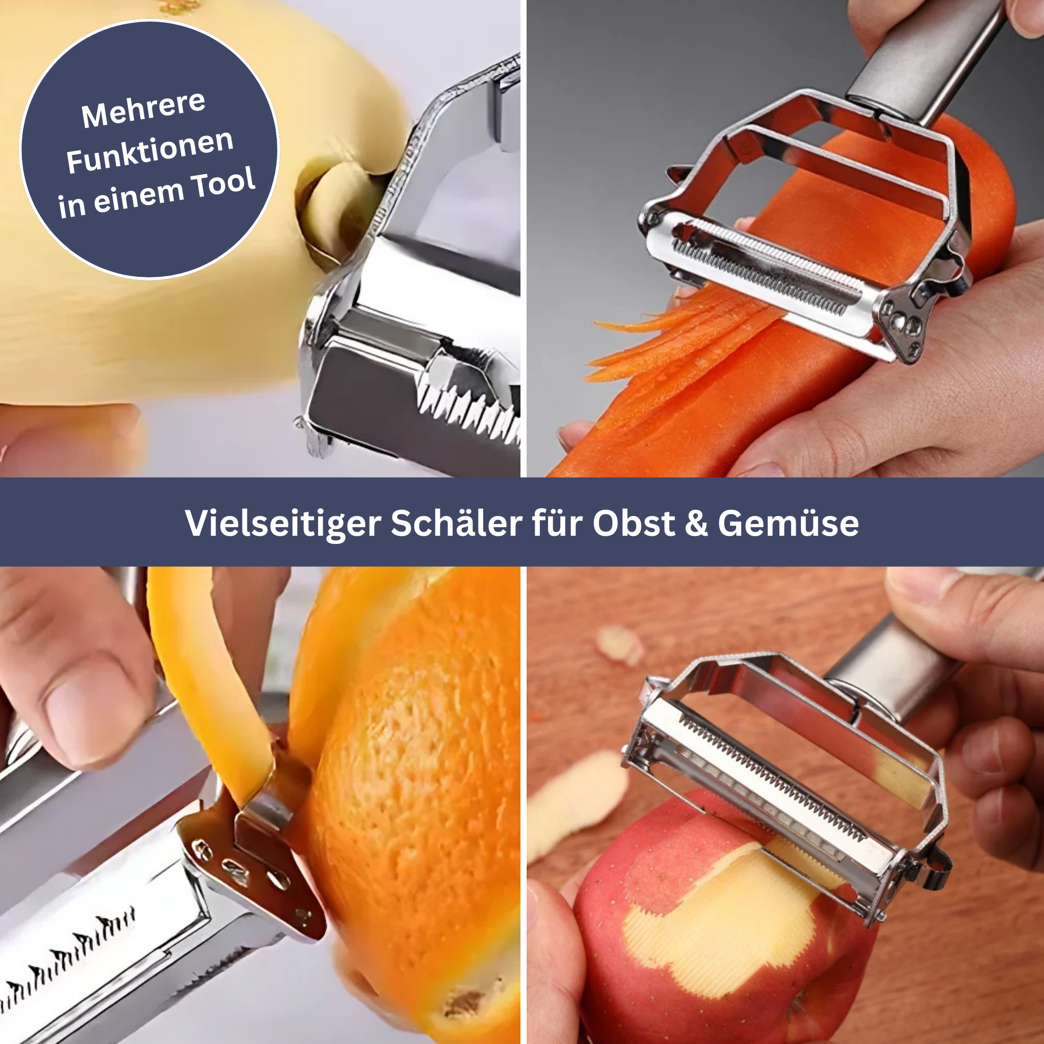 VeggieMaster- Multifunktionaler Gemüse Schäler
