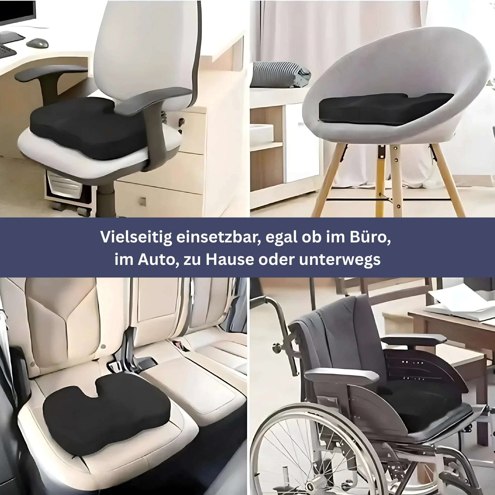 Ergonomic Seat Cushion for Sciatica Pain Relief