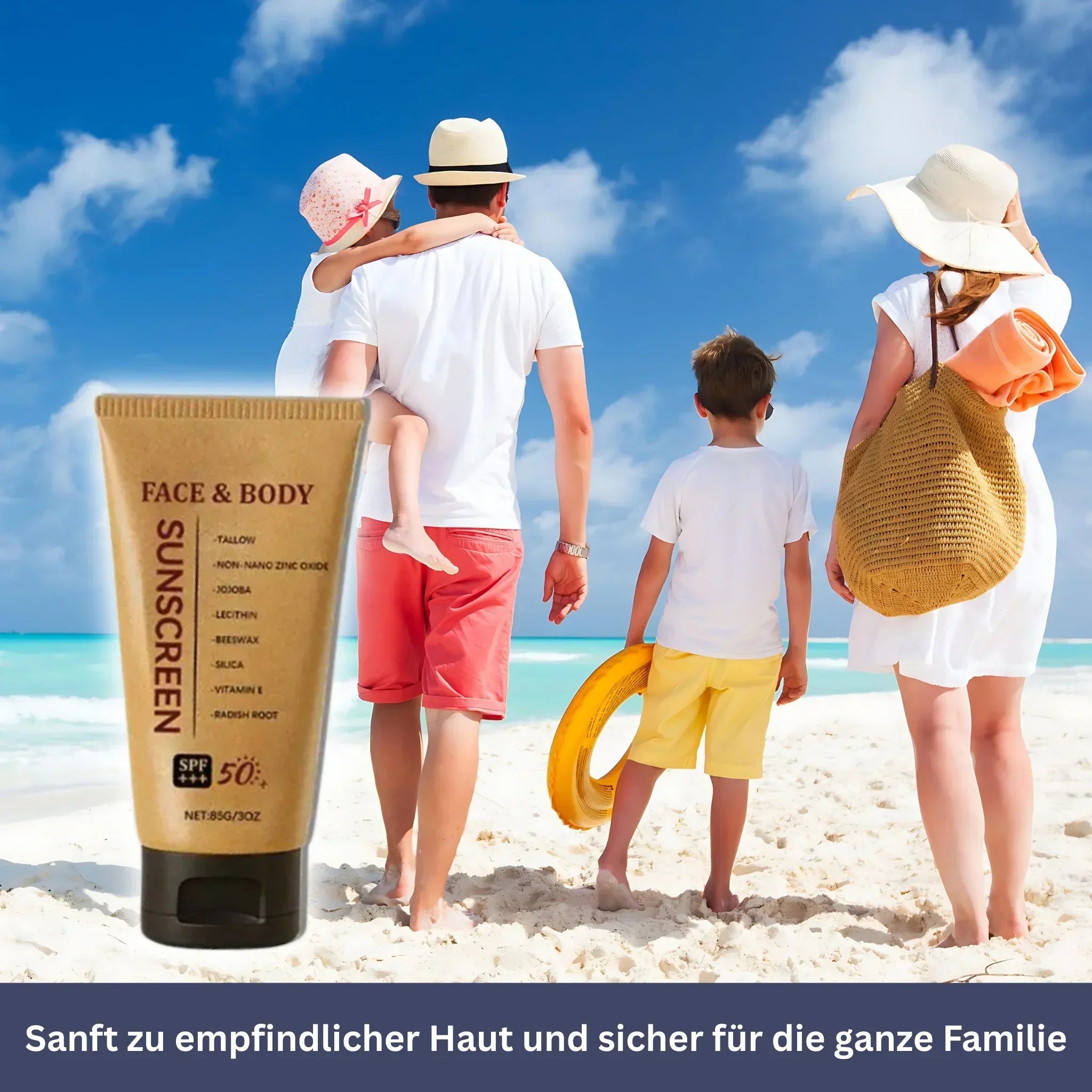 Beef Tallow Mineralischer Sonnenschutz SPF 50