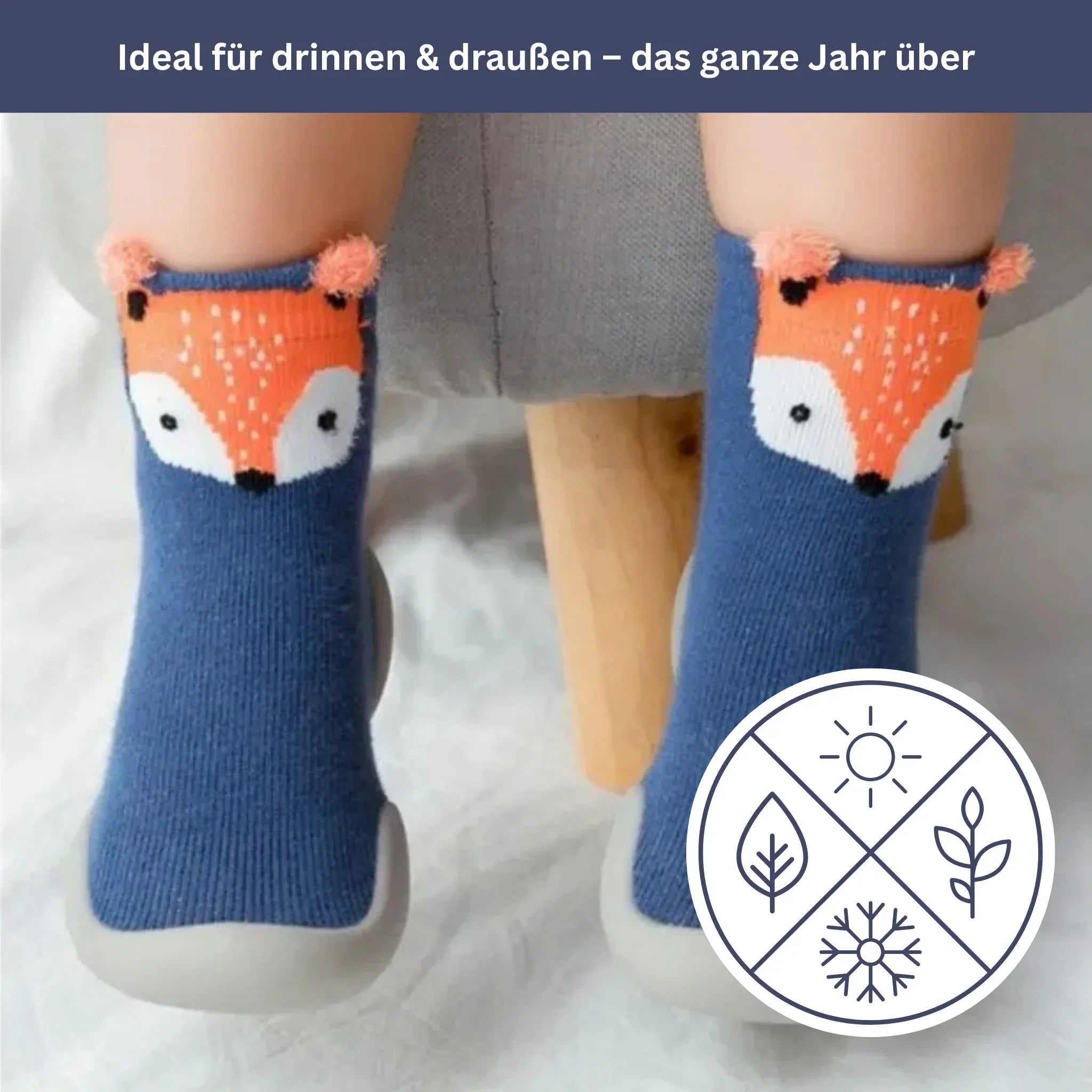 MiniSteps - Rutschfeste Bodenschuhe für kleine Entdecker