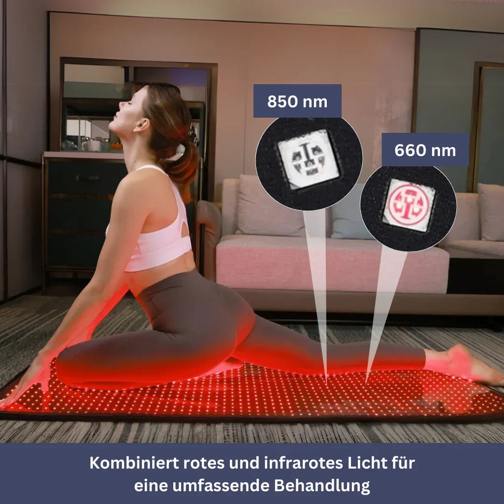 InfraHeal - Rote Lichttherapie-Matte