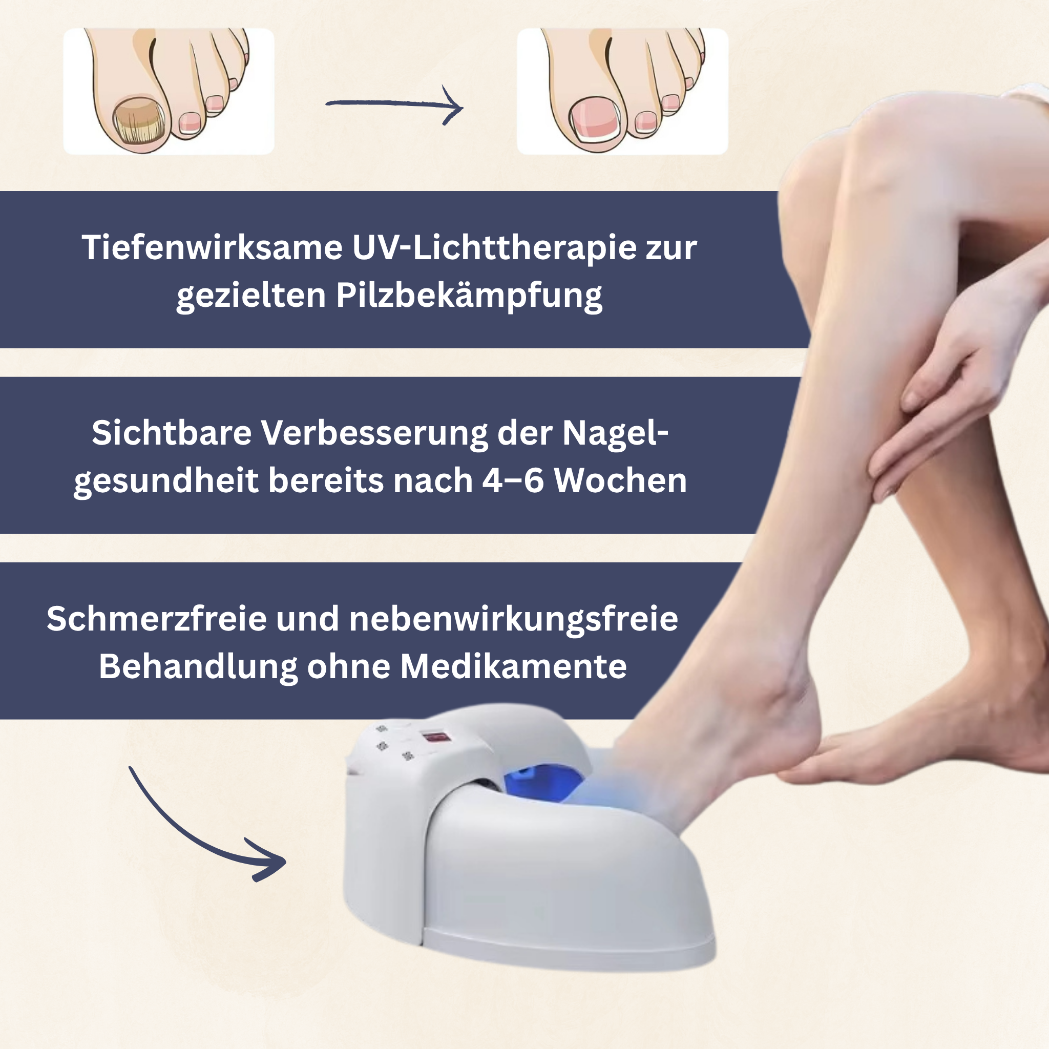NailCare – Nagelpilztherapie mit UV-Licht