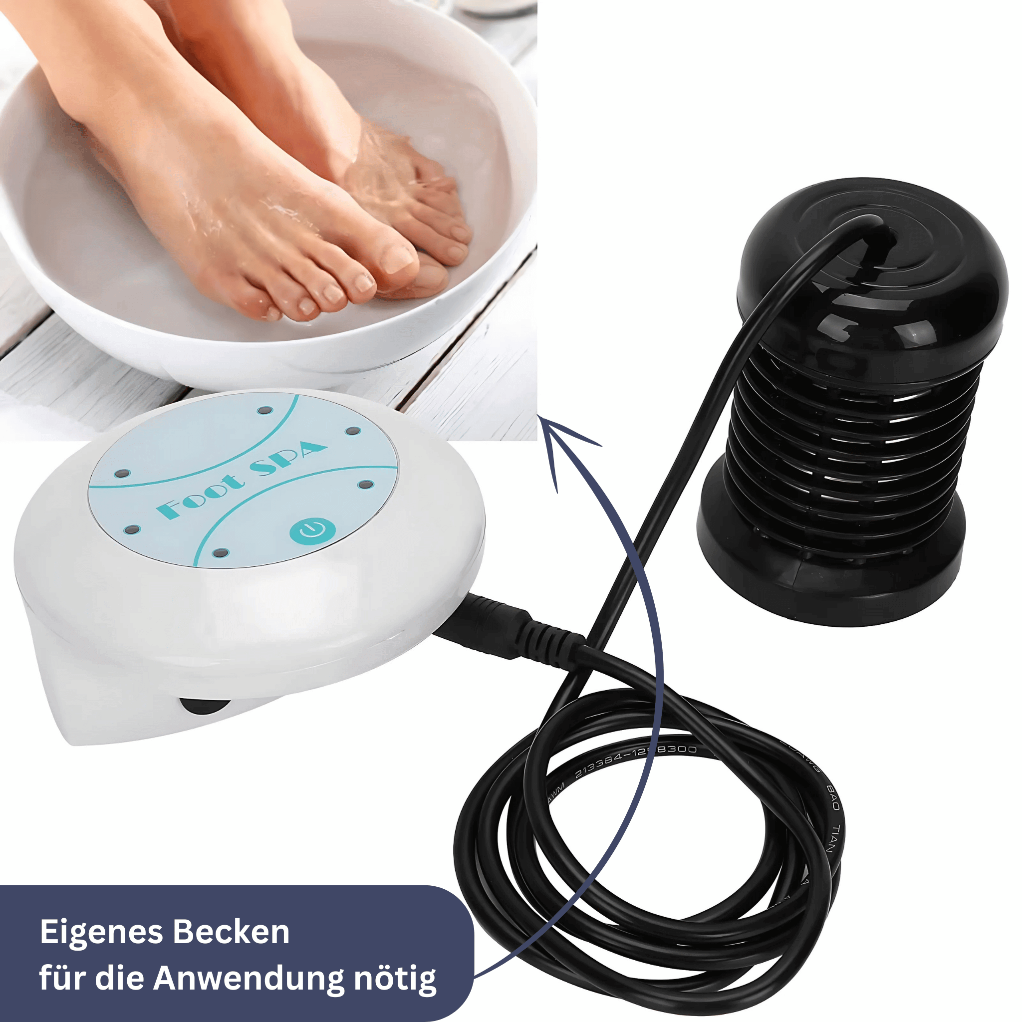 PureStep – Dein mobiles Detox-Fußbad für zu Hause