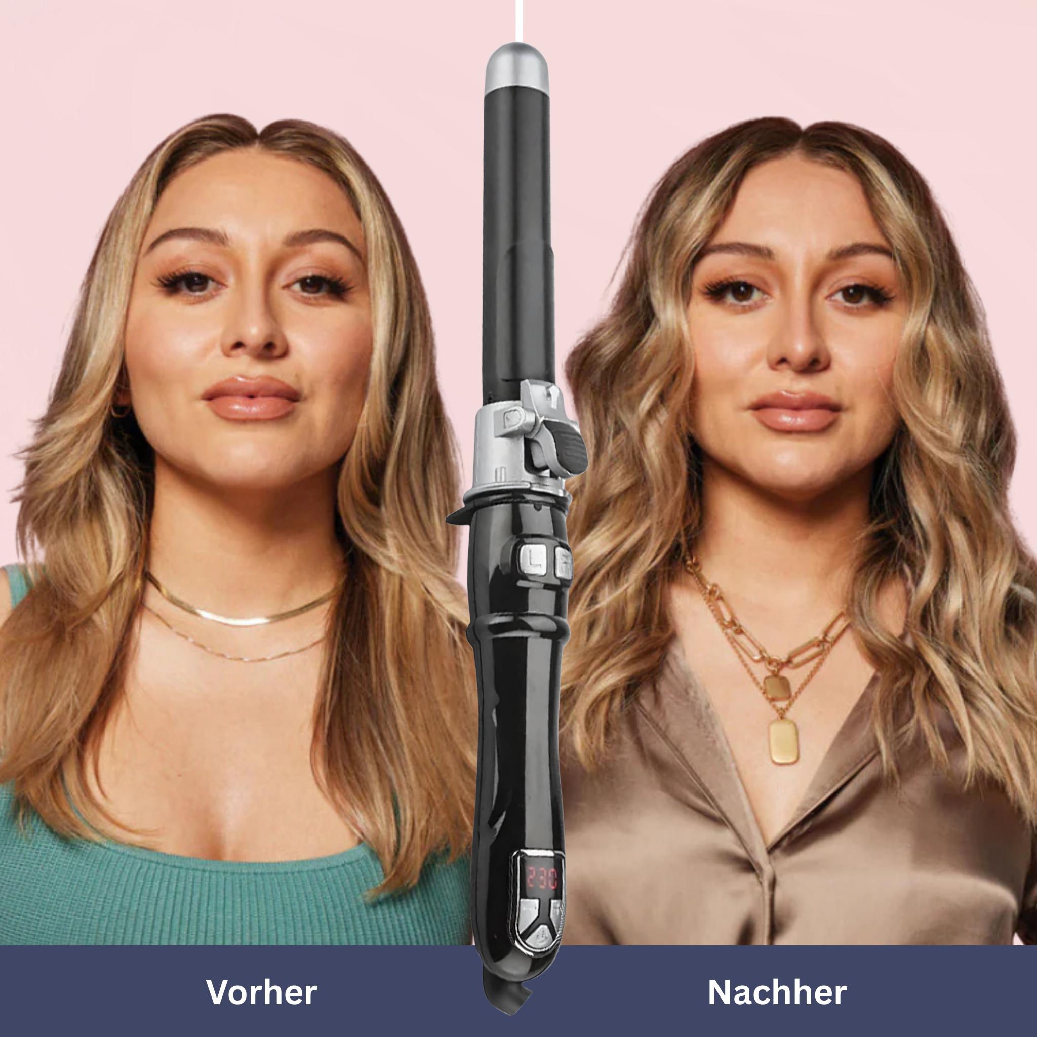 SilkWave One – Rotierender Keramik-Lockenstab