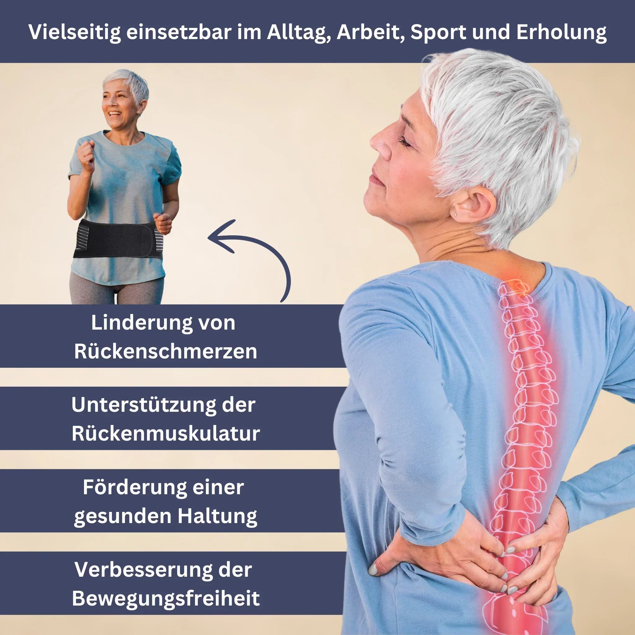 SpineGuard Pro Rückenstützgürtel