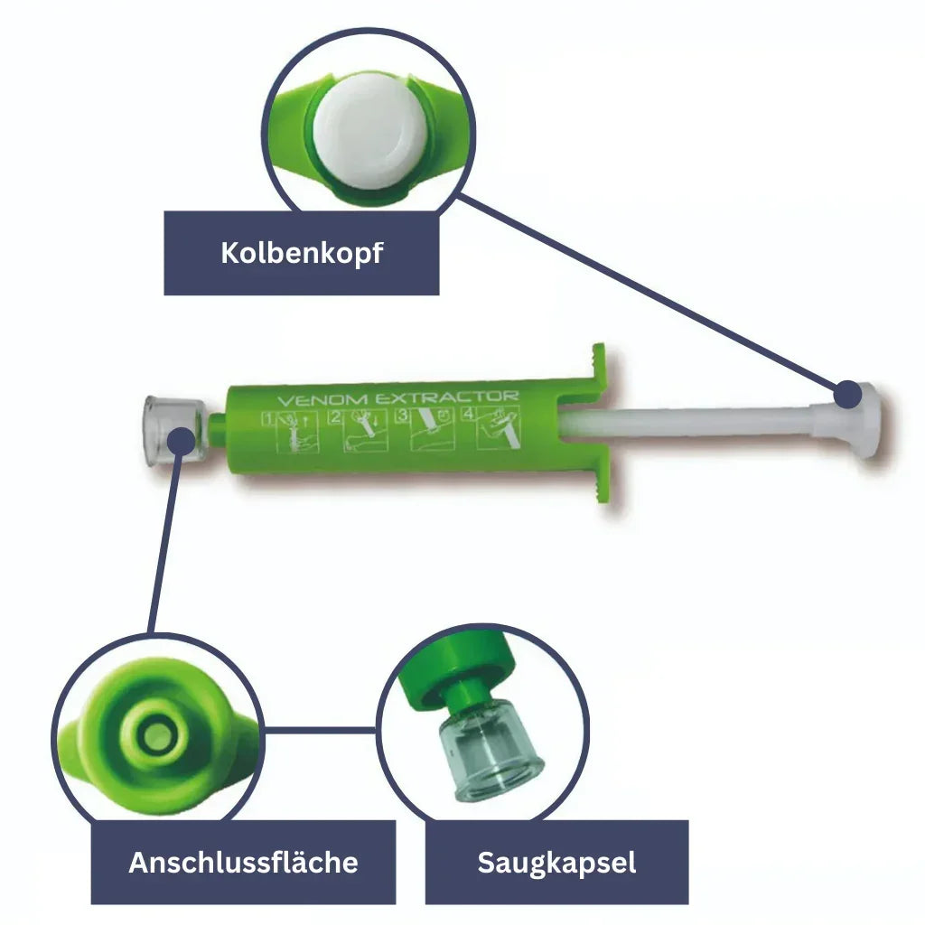 VenomExtractor - Unterdruckpumpe für Insektenbisse