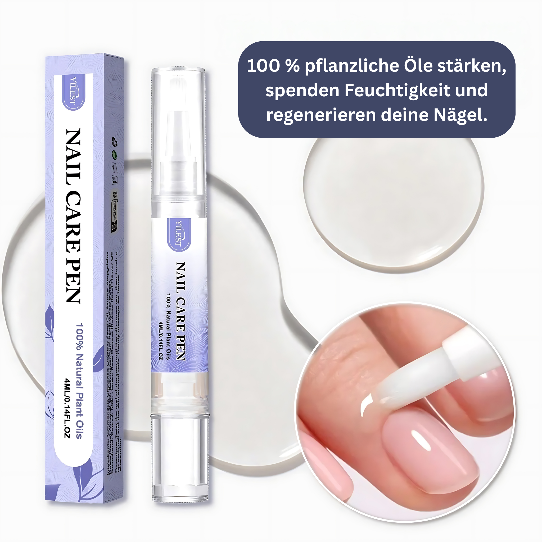 YILEST Natürlicher Nagelpflege-Stift