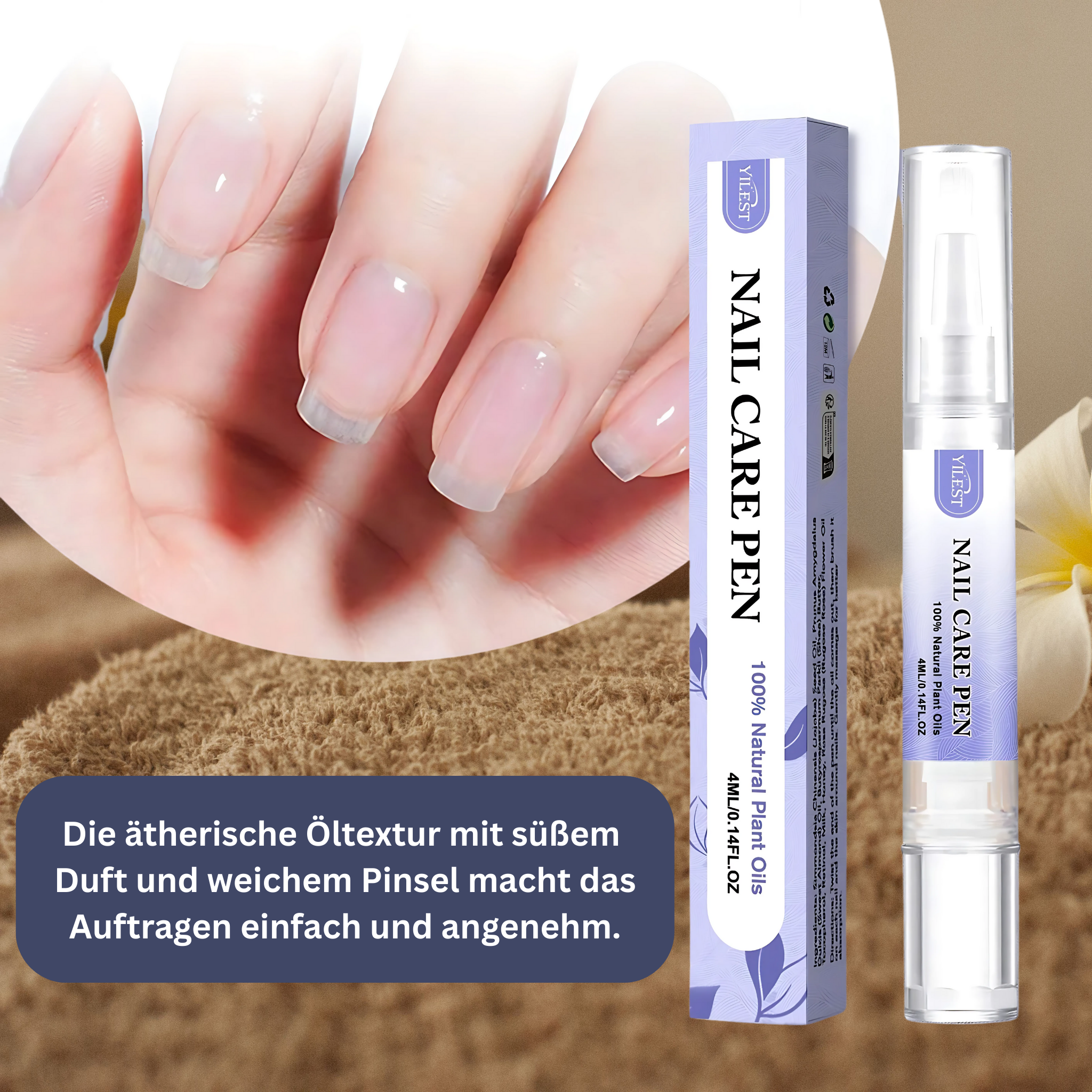 YILEST Natürlicher Nagelpflege-Stift