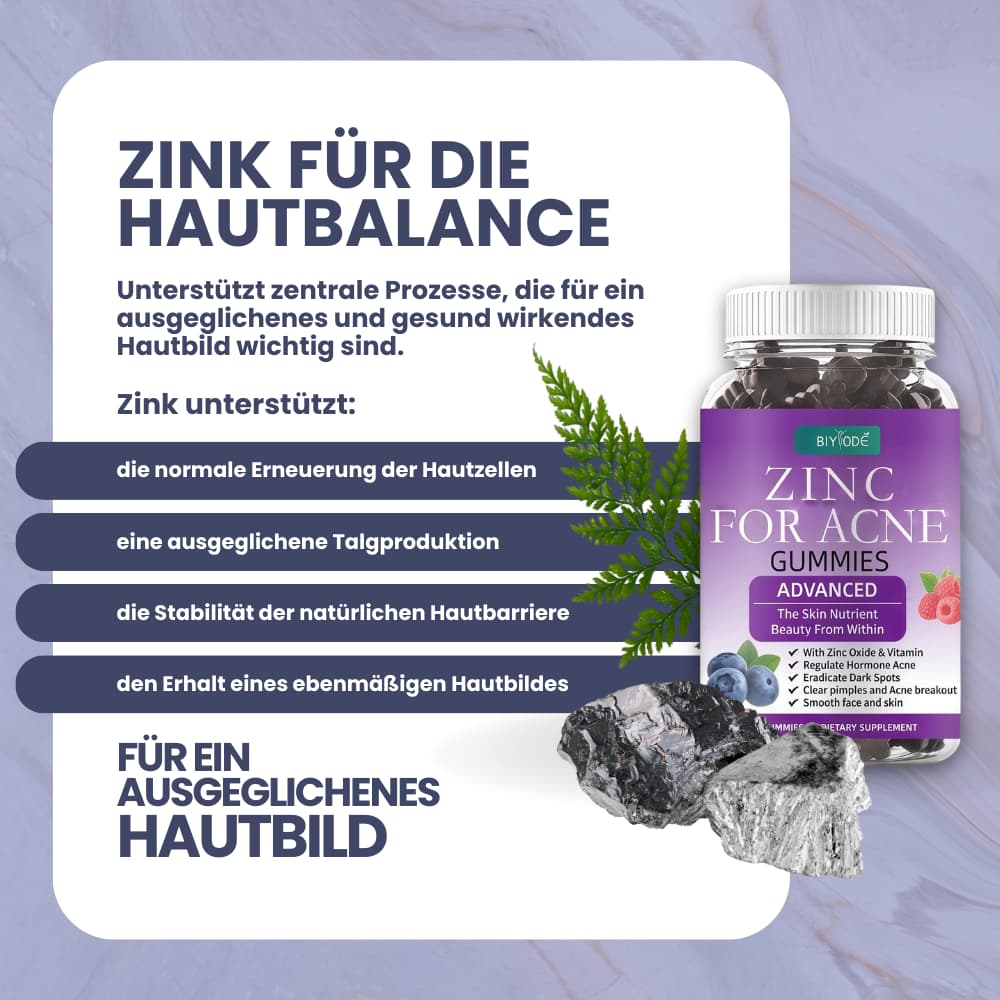 Zink + Vitamin C Gummies – Für Haut & Immunsystem