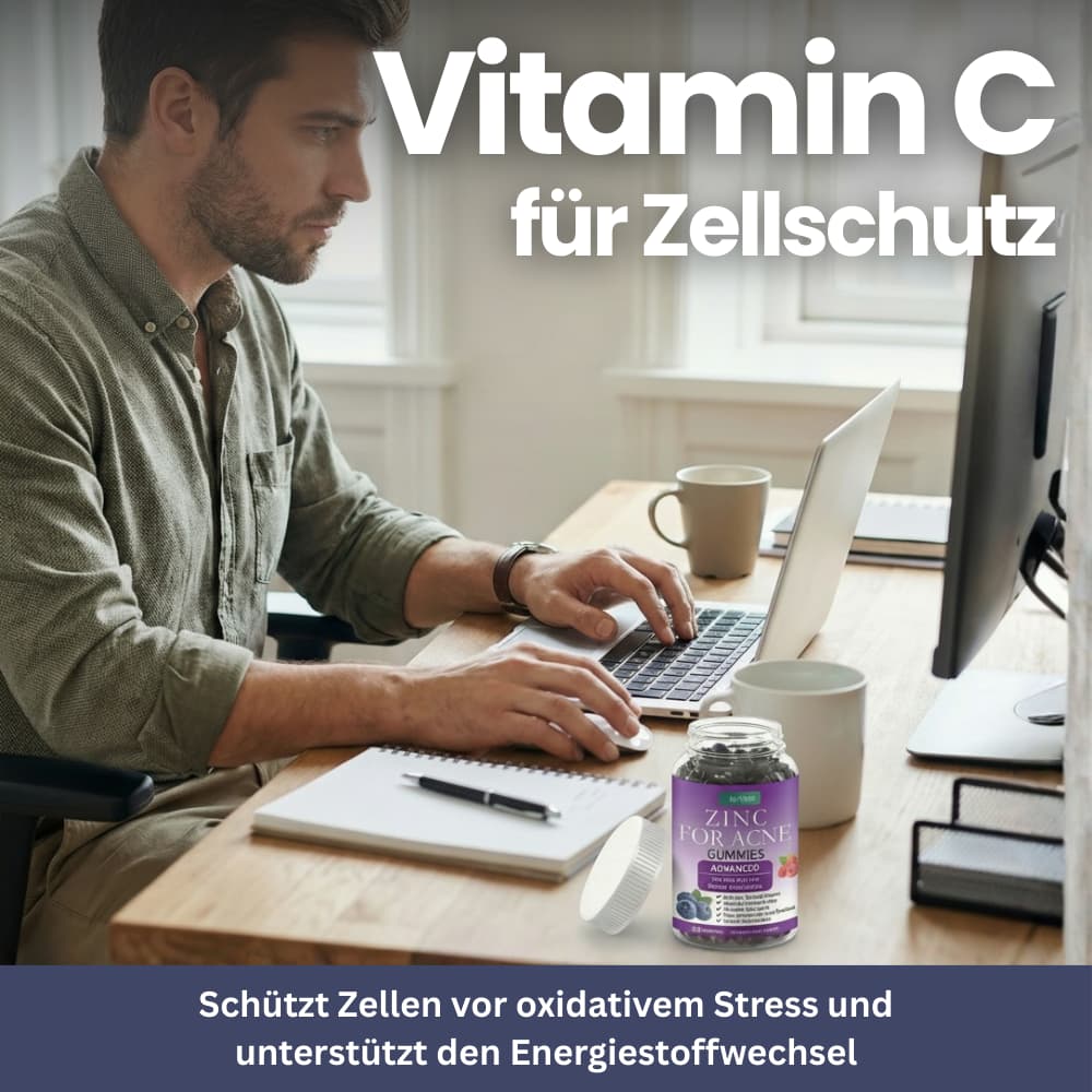 Zink + Vitamin C Gummies – Für Haut & Immunsystem