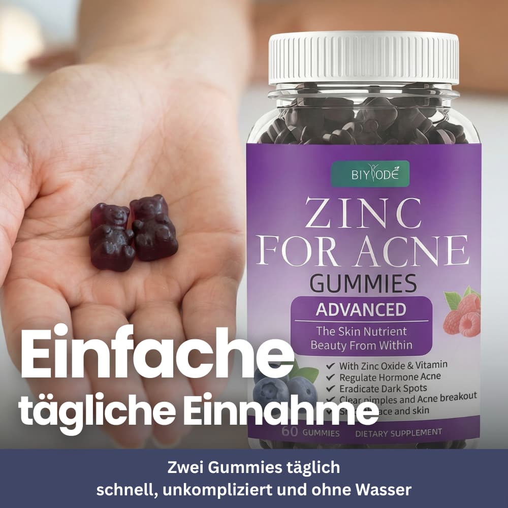 Zink + Vitamin C Gummies – Für Haut & Immunsystem