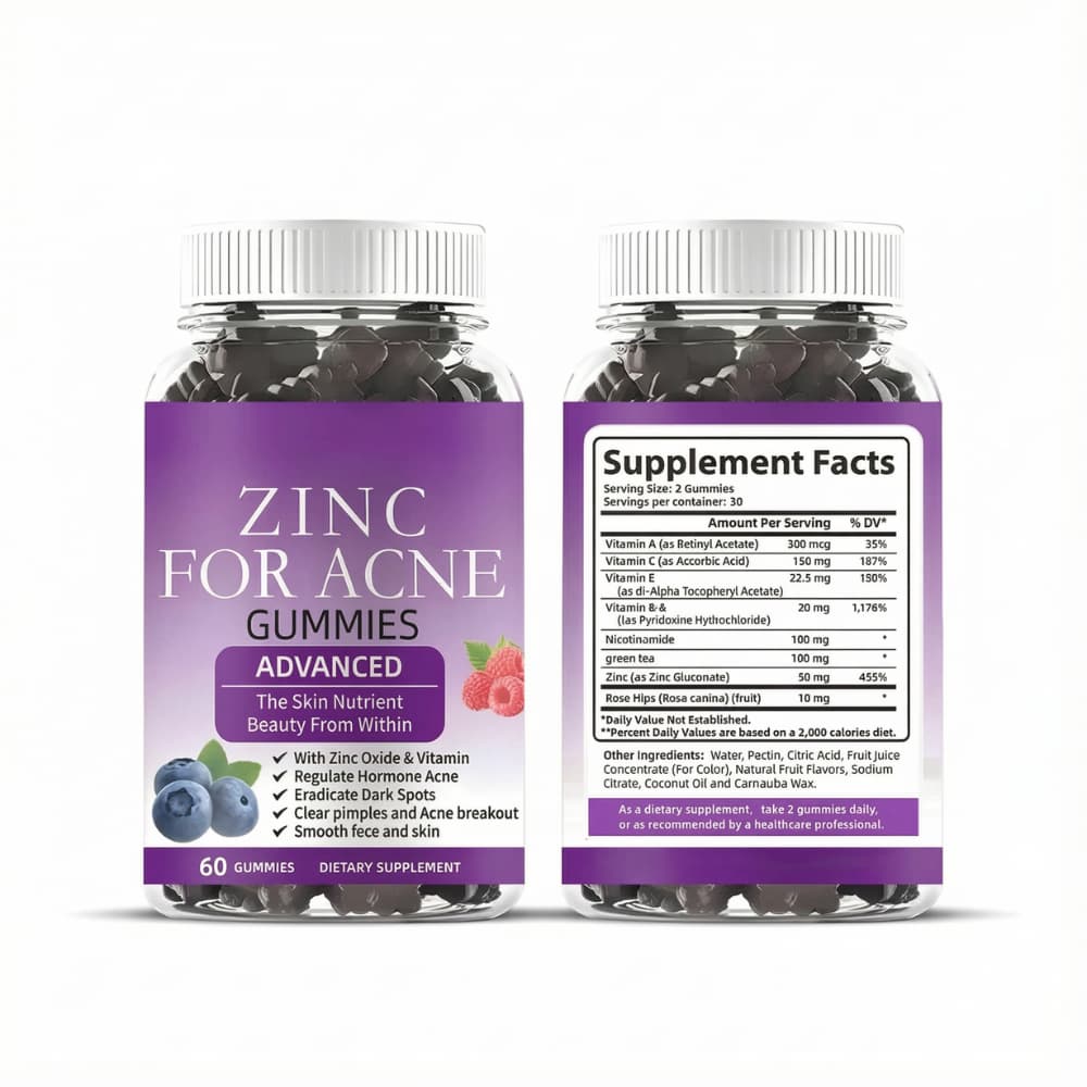 Zink + Vitamin C Gummies – Für Haut & Immunsystem