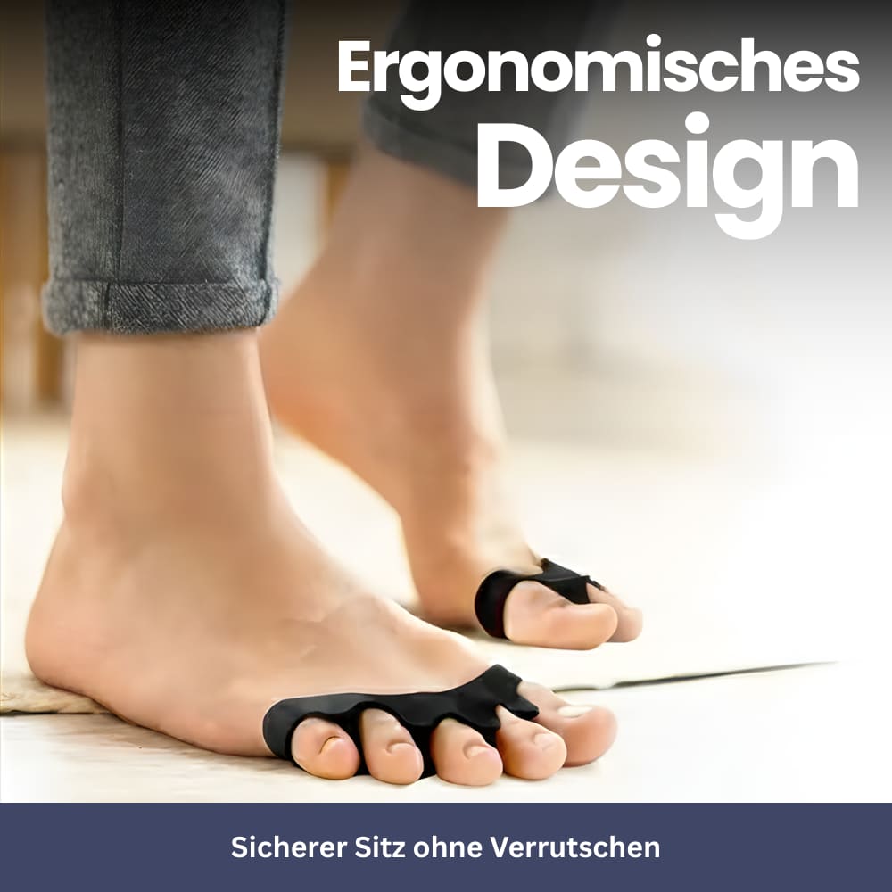RelaxToe – Zehenspreizer gegen Ballenzeh & Plantarfasziitis