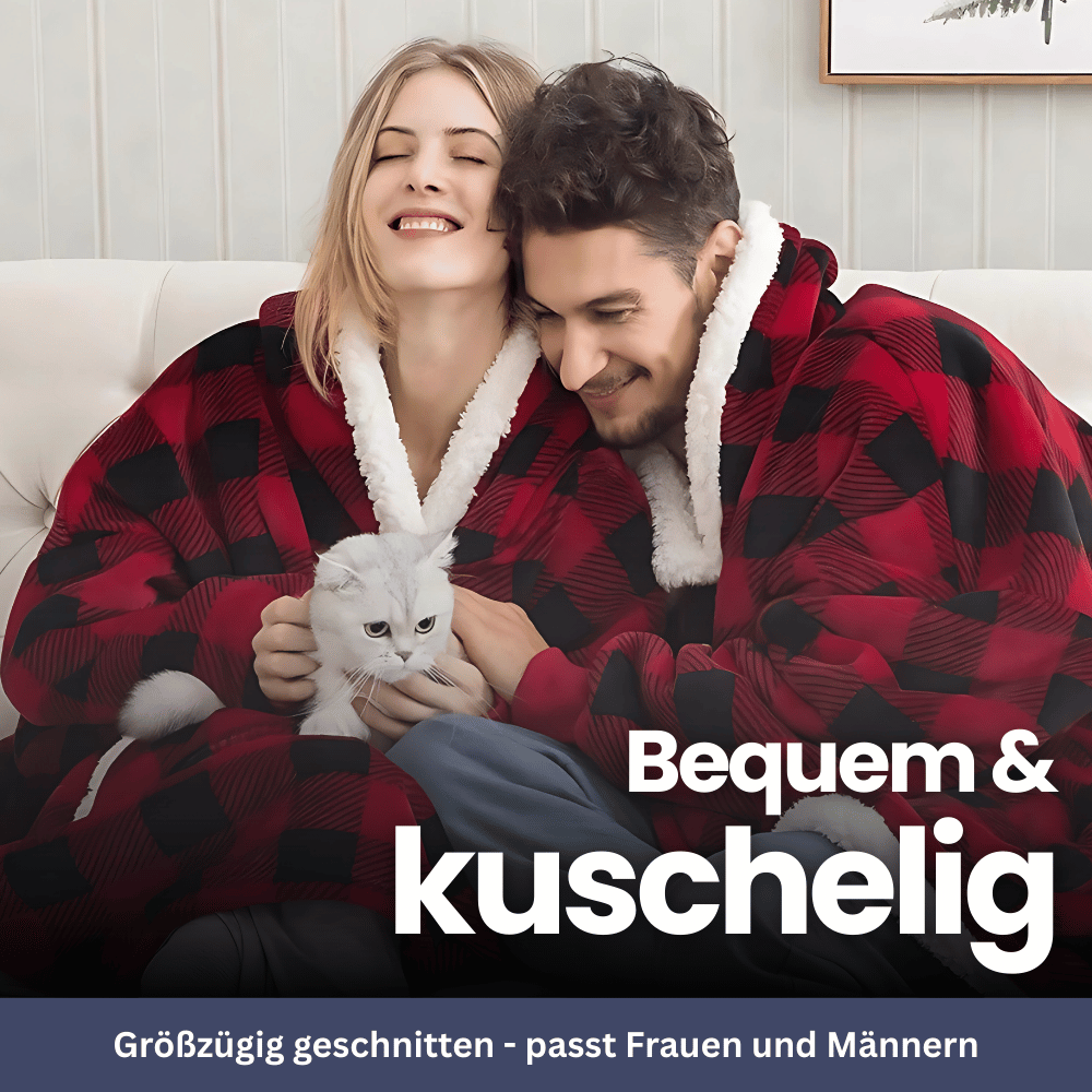 Hoodie-Decke „Kuscheltraum"