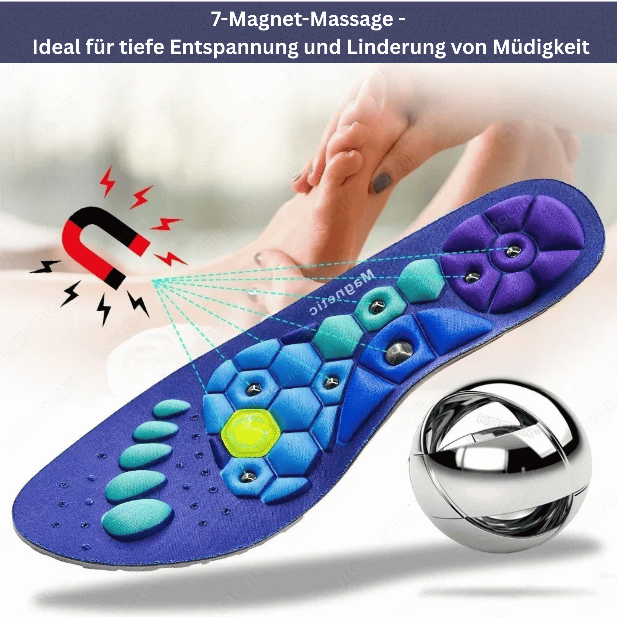 Sportsohlen mit Magnettherapie