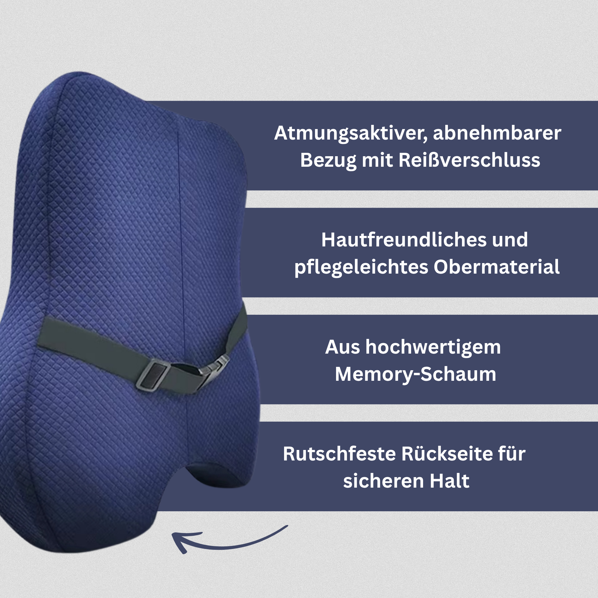 PosturePlus - Orthopädisches Rückenpolster