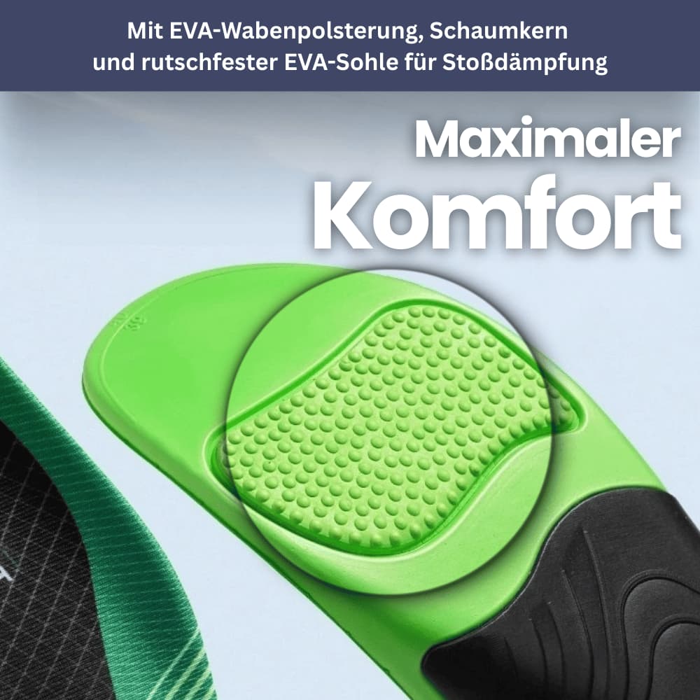 OrthoSohle Pro – Einlegesohle mit Fußgewölbeunterstützung