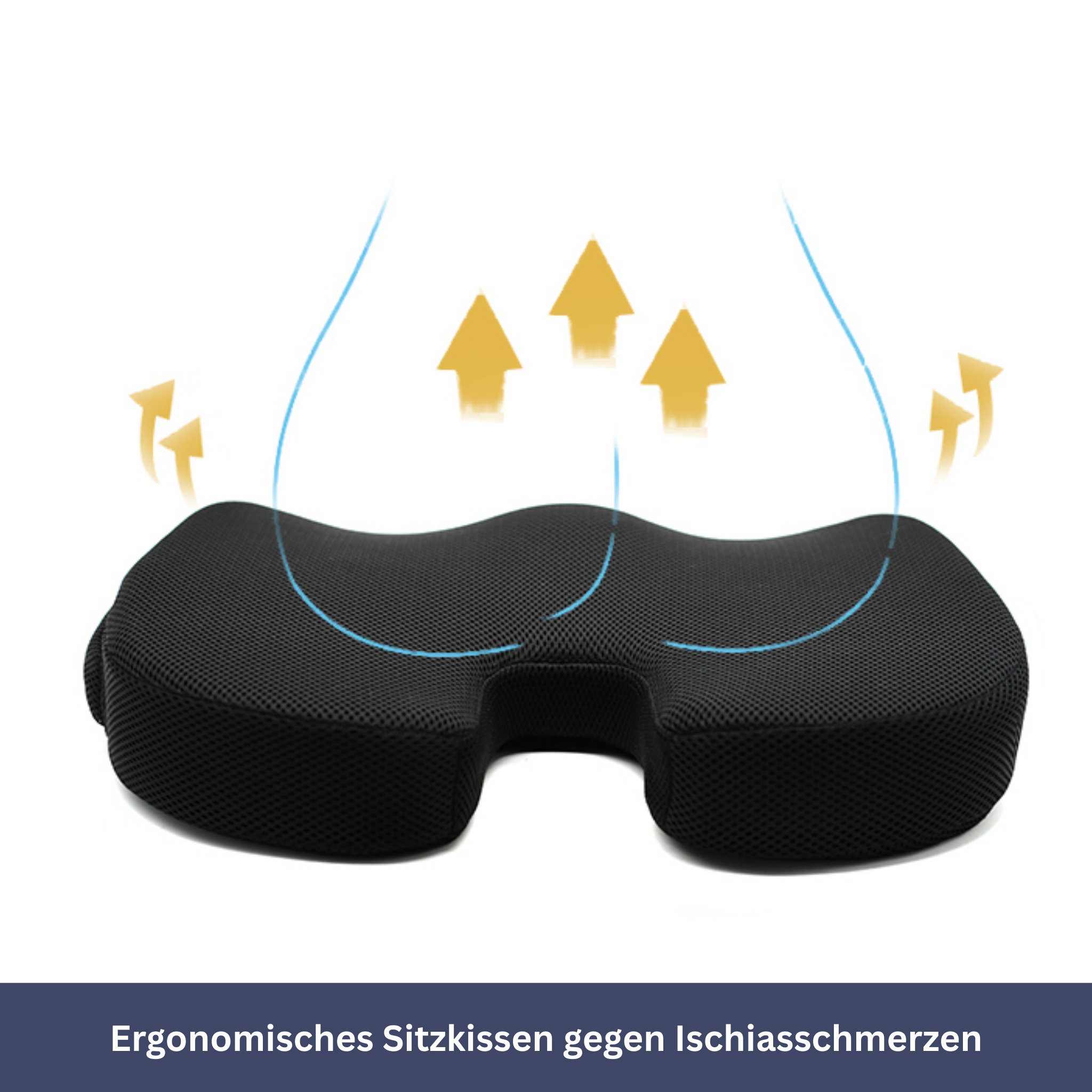 Ergonomisches Sitzkissen gegen Ischiasschmerzen