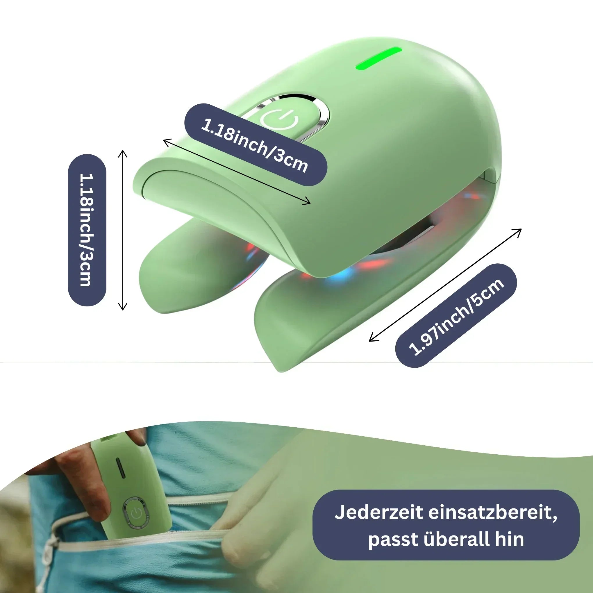 DermaClear Pro - Nail Care Device for Fungus Reduction & Cleaning