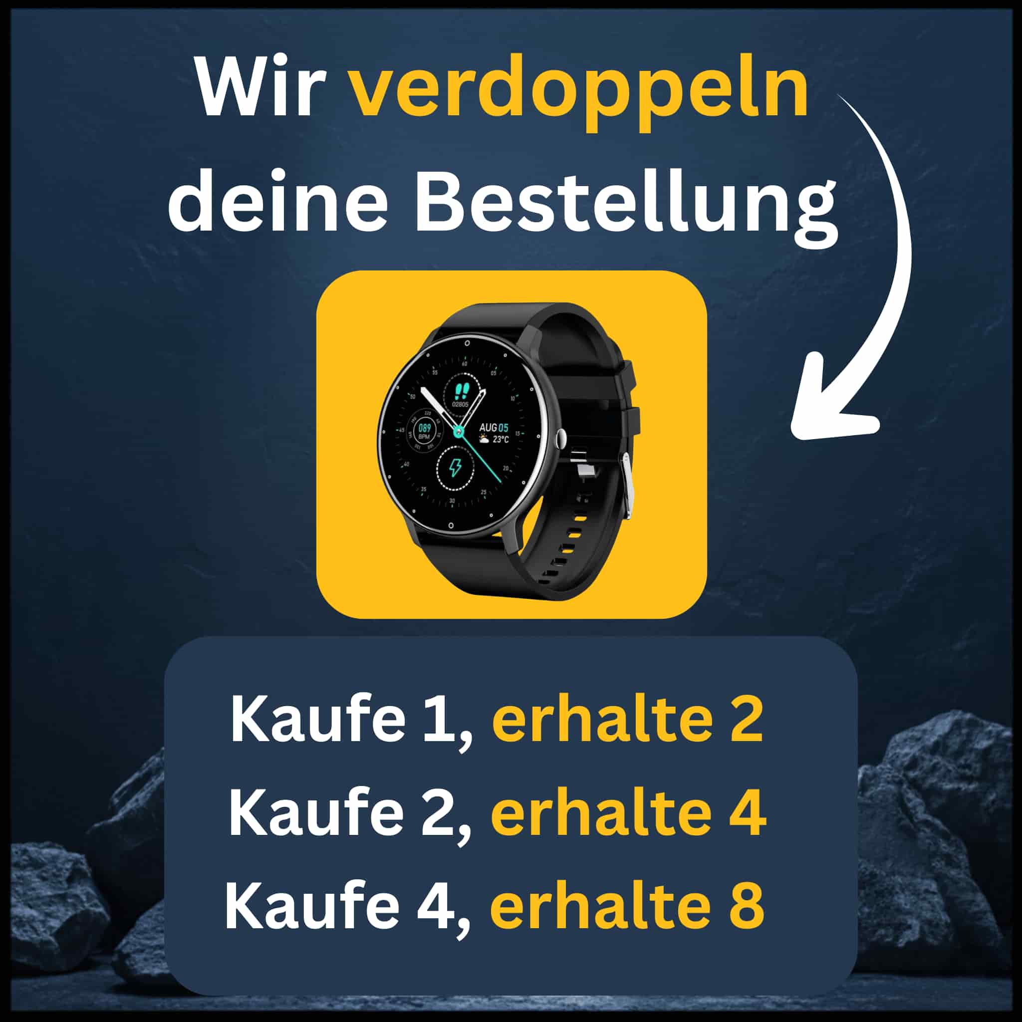 VitalPulse Watch [Verdopplungs Aktion]