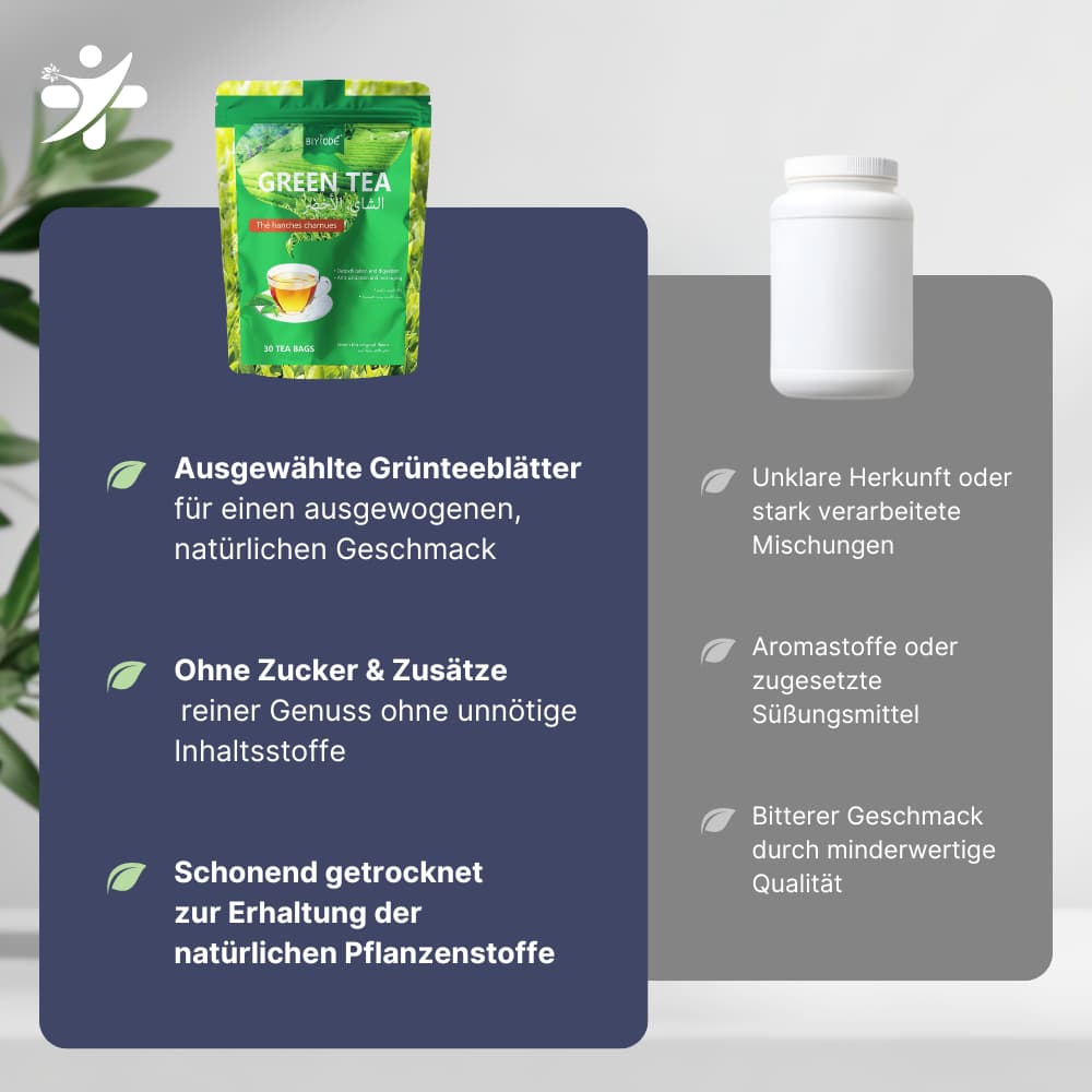 Green Tea Made from Selected Tea Leaves