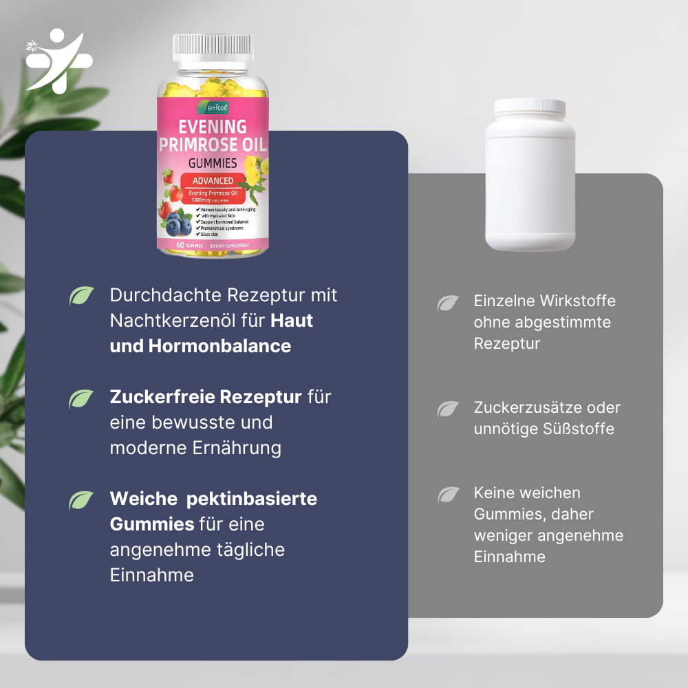 Evening Primrose Oil Gummies – For Skin & Hormonal Balance