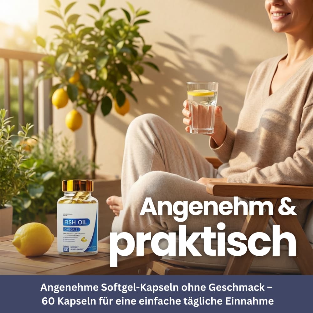 Omega-3 Fish Oil Softgel Capsules