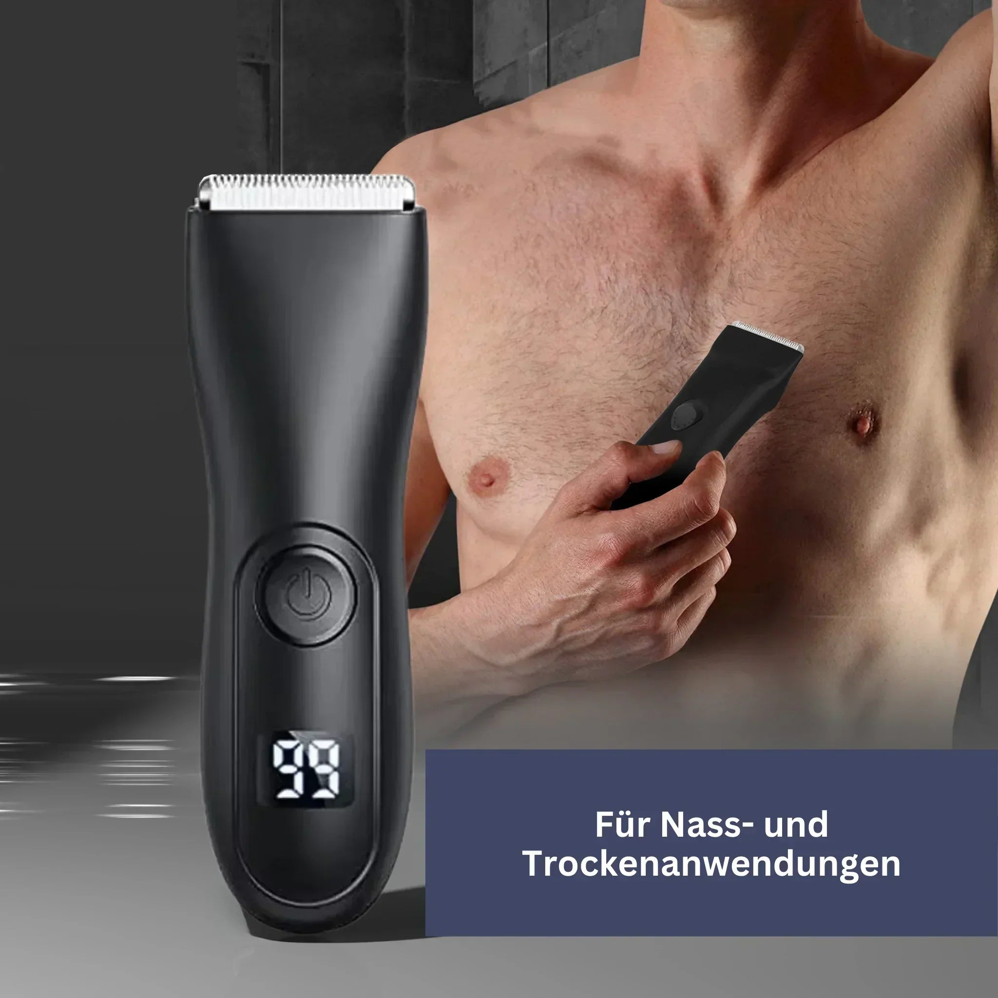 Präzisionstrimmer für den Körper – wasserdicht und wiederaufladbar