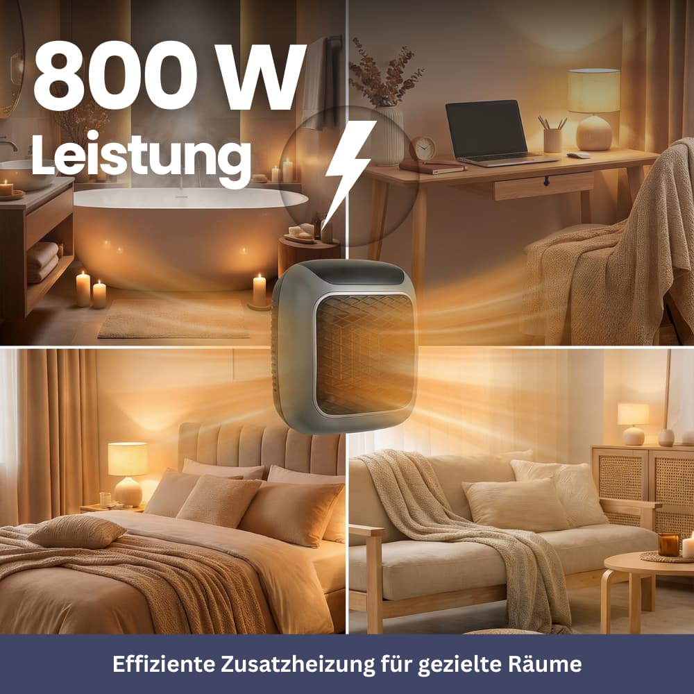 800 W Plug-In Space Heater