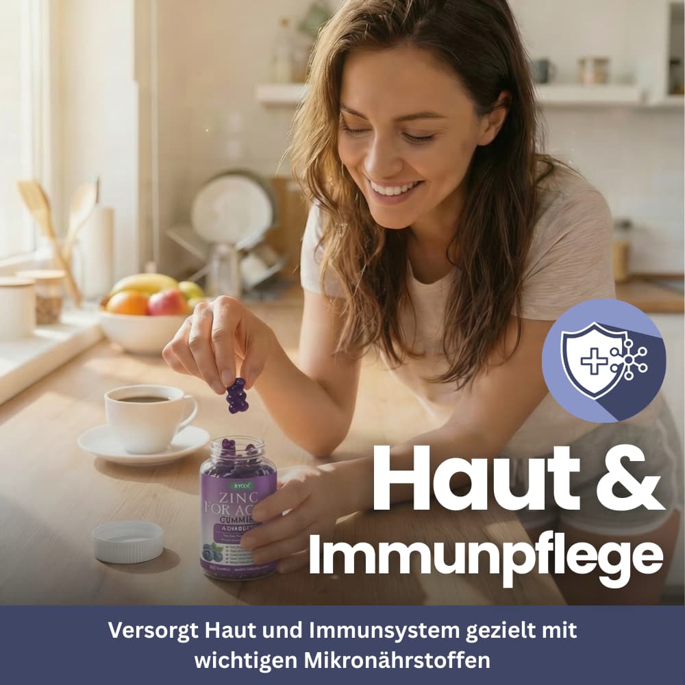 Zink + Vitamin C Gummies – Für Haut & Immunsystem